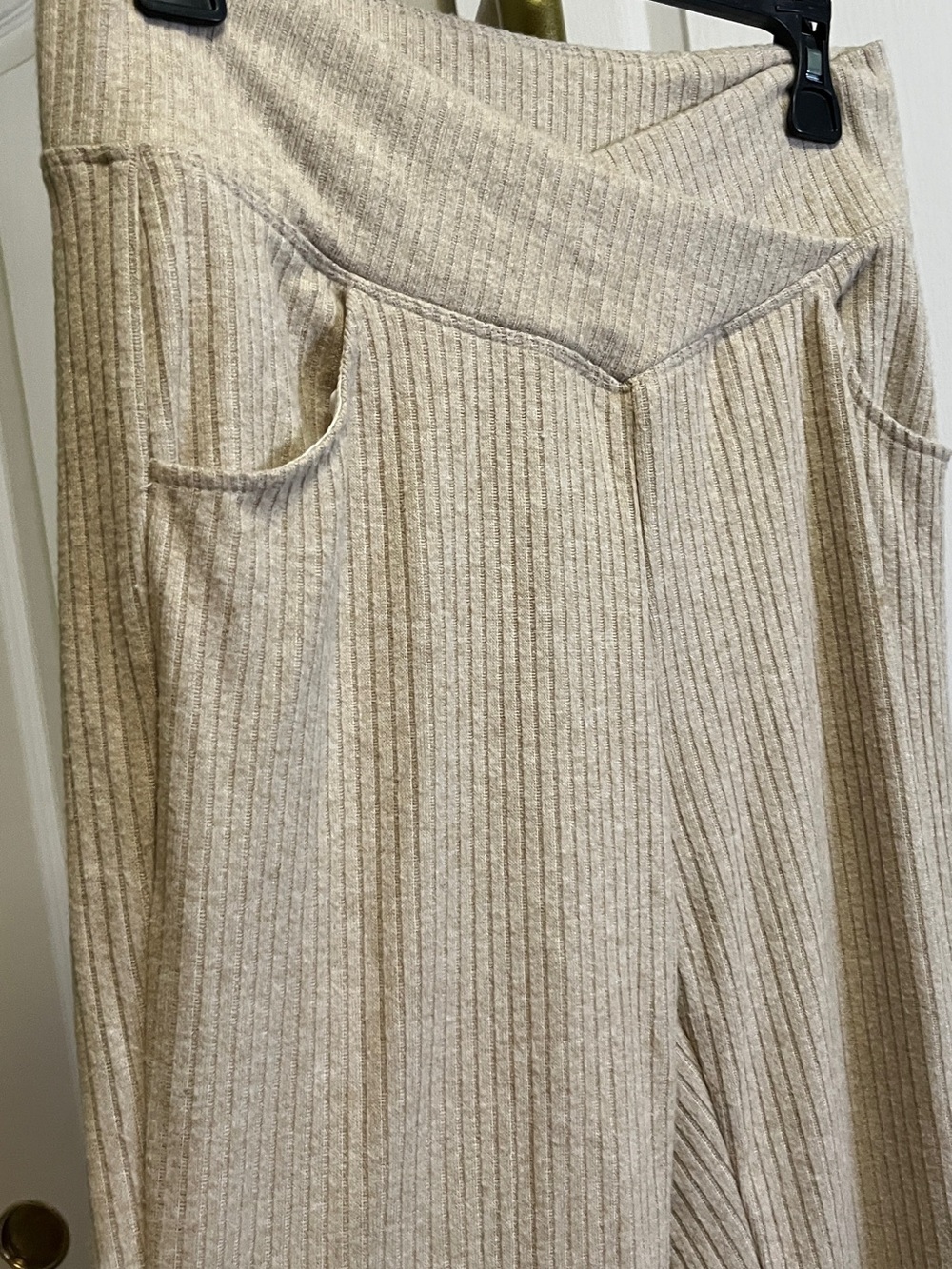 Halara Fit & Flare Ribbed Womens Leggings Sz Lg